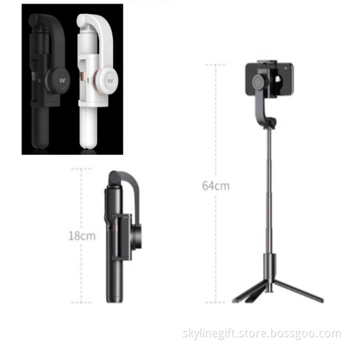 Multifunction Foldable gimbal Stabilizer remote control Stabilizer with tripod for smartphones